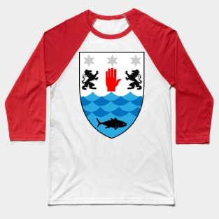 Traditional Niall of the Nine Hostages Crest Baseball T-Shirt